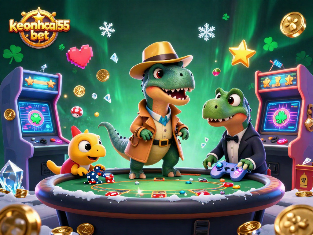 Experience excitement with keonhacai55 bet at a dynamic blackjack scene featuring colorful casino elements.
