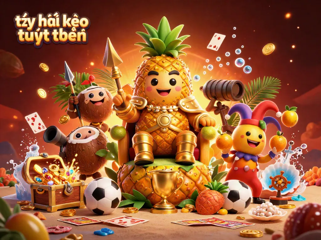 Engagingหวยออนไลน์ and interactive tỷ lệ kèo trực tuyến casino scene with vibrant characters and elements.