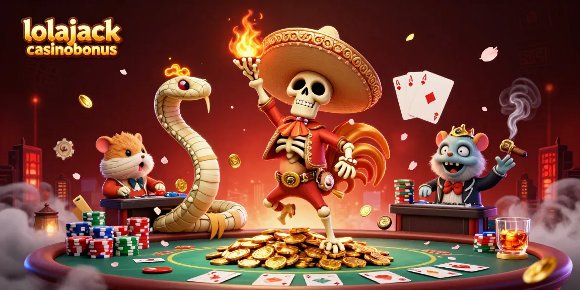 Engage with the exciting lolajack casinobonus while enjoying vibrant casino illustrations.